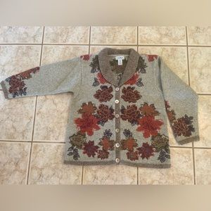 Vintage LLBean wool cardigan sweater women’s medium